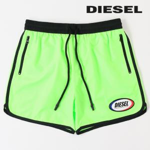 ディーゼル DIESEL 海パン ビーチウェア スイムウェア メンズ ラバーロゴパッチ メンズ水着 男性水着 ショートボクサー サーフパンツ BMBX-REEF-40｜tutto-tutto