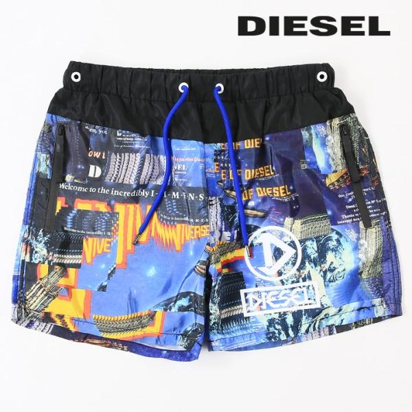 ディーゼル DIESEL 海パン ビーチウェア スイムウェア メンズ オーバープリント メンズ水着 ...