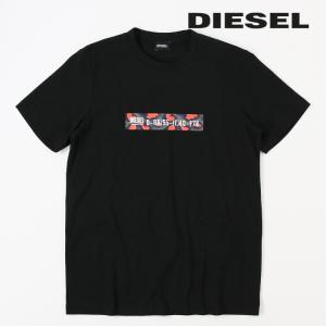 ディーゼル DIESEL 半袖Tシャツ カットソー メンズ プリント コットン ビーチウェア カバーアップ BMOWT-JUST-B