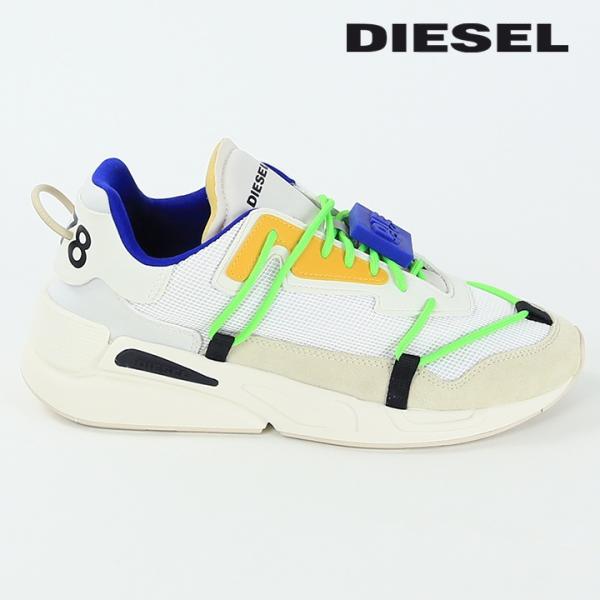 ディーゼル DIESEL ダッドスニーカー 靴 メンズ ミックスマテリアル レースアップ S-SER...