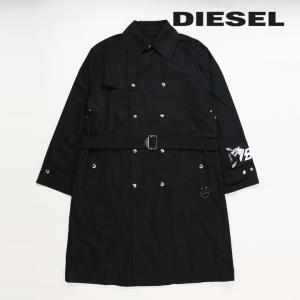 ディーゼル DIESEL トレンチコート メンズ オーバーサイズ ウエスト共布ベルト ロングコート J-JAY｜tutto-tutto