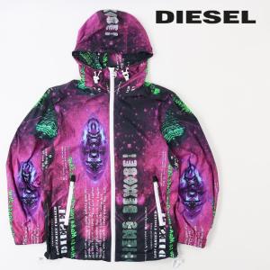 ディーゼル DIESEL ジップアップジャケット メンズ レディース 男女兼用 メッシュ裏地 薄手 フーデッド J-WARREN｜tutto-tutto