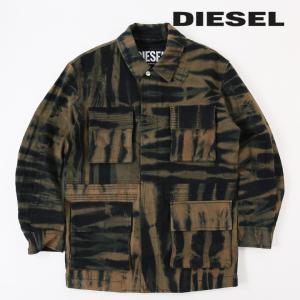 DIESEL（ディーゼル） デニムジャケット メンズ 蛇腹デザイン コットン