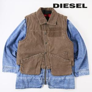 DIESEL（ディーゼル） 【並行輸入品】ディーゼル メンズ ダウンベスト