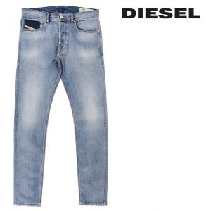 ディーゼル DIESEL ジーンズ デニム パンツ メンズ ヴィンテージウォッシュ加工 ブレイクバックポケット 裾カットオフ スリムキャロット TEPPHAR-R