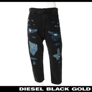ディーゼルブラックゴールド DIESEL BLACK GOLD ブラックデニム