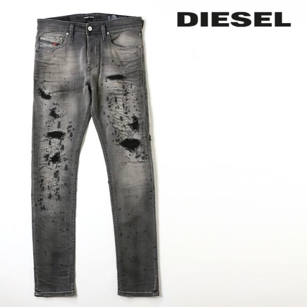 ディーゼル DIESEL ジーンズ デニム パンツ メンズ ヴィンテージクラッシュダメージ加工 スト...