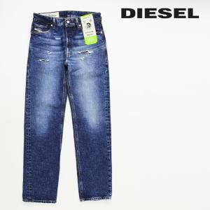 ディーゼル DIESEL ジーンズ デニム パンツ メンズ クラッシュダメージ加工 ストレッチ ストレート D-MACS