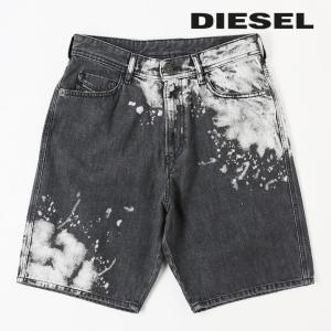 DIESEL ディーゼル ブラックデニムショートパンツ ハーフパンツ