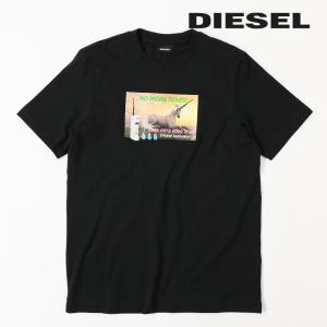 ディーゼル DIESEL 半袖Tシャツ カットソー メンズ グラフィックプリント クルーネック T-JUST-A34｜tutto-tutto