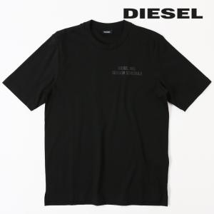 ディーゼル DIESEL 半袖Tシャツ カットソー メンズ ラバーロゴプリント クルーネック T-GORAN-A1｜tutto-tutto