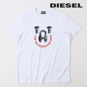 ディーゼル DIESEL 半袖Tシャツ カットソー メンズ グラフィックプリント ラウンドネック コットン T-DIEGOS-B3｜tutto-tutto