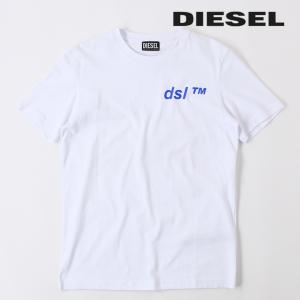 ディーゼル DIESEL 半袖Tシャツ カットソー メンズ ワンポイントロゴプリント コットン T-DIEGOS-B5｜tutto-tutto
