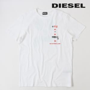 ディーゼル DIESEL 半袖Tシャツ カットソー メンズ バックグラフィックプリント コットン T-DIEGOS-B4｜tutto-tutto