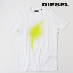 ディーゼル DIESEL 半袖Tシャツ カットソー メンズ スプレープリント バックロゴ コットン T-DIEGOS-B21｜tutto-tutto