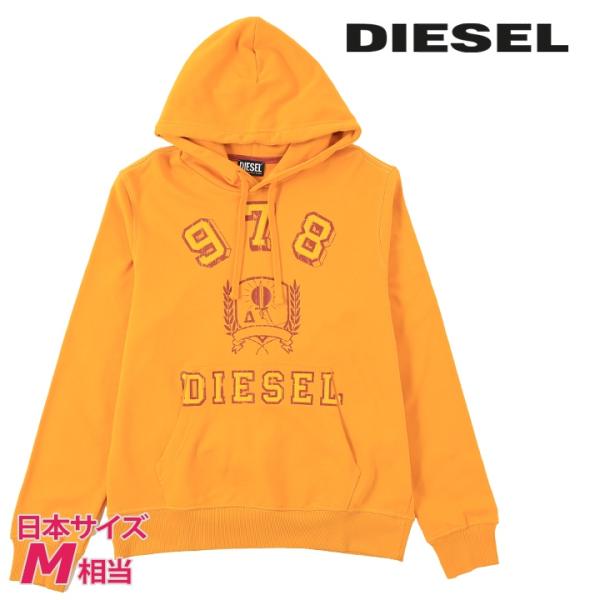 ディーゼル DIESEL プルオーバースウェットパーカー メンズ クラックプリント 長袖 S-GIN...