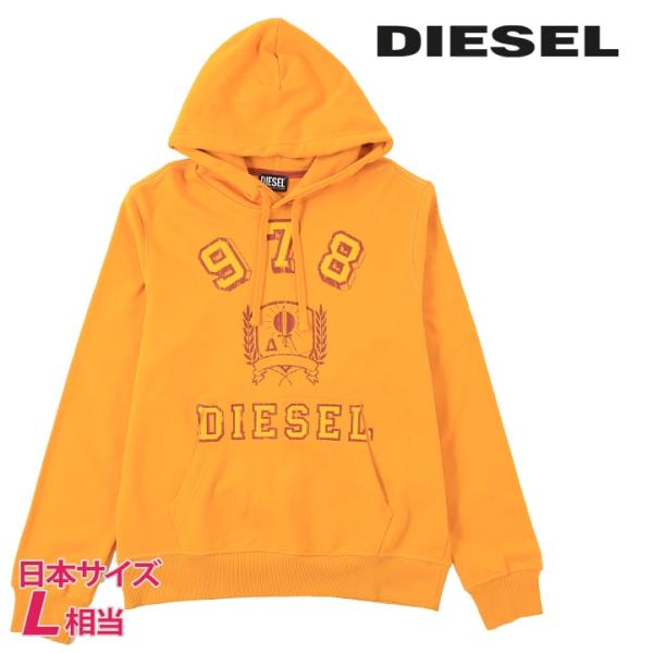 ディーゼル DIESEL プルオーバースウェットパーカー メンズ クラックプリント 長袖 S-GIN...