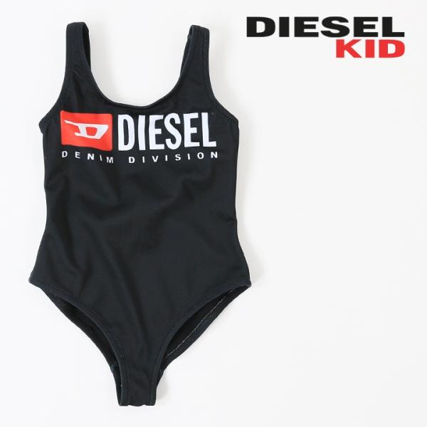 ディーゼルキッズ DIESEL KID ワンピース水着 ジュニア ガール ロゴプリント 子供水着 女...