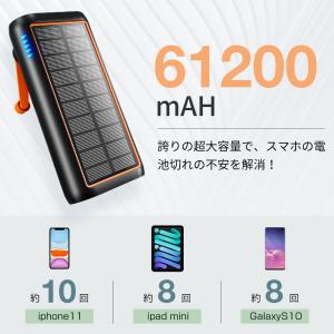 ソーラーモバイルバッテリー61200mAh 大...の詳細画像4