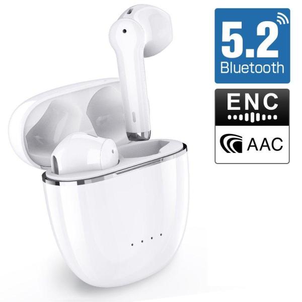 ワイヤレスイヤホン Bluetooth5.2 残量表示 箱収納自動充電 apt-X&amp;AAC対応 片耳...