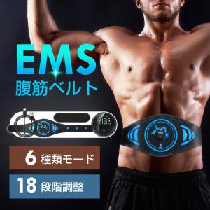 EMS 腹筋ベルト 筋トレ 液晶表示 USB充電式 6種類モード 18段階強度調整可能 10枚電導パッド 15分自動OFF 男女兼用 筋肉刺激 腹ダイエット 自宅トレーニング