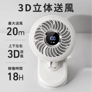 【1台5役・自動首振り】扇風機 クリップ式扇風...の詳細画像1