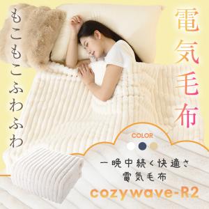 電気毛布 掛け敷き ふわとろ毛布 ブランケット...の詳細画像1