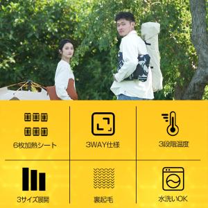 電気毛布 RA02 裏起毛 電気ひざ掛け 6W...の詳細画像2