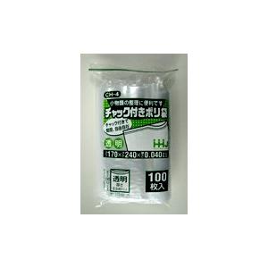 チャック付ポリ袋 CG-4（140mm×200mm) 100枚入 : 通販 多摩SHOP - 通販