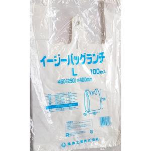 福助 イージーバッグランチ Ｌ 100枚 乳白 レジ袋｜tuuhan-tamashop