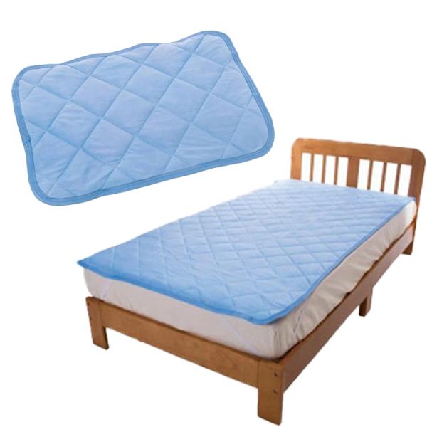 クール敷パッドプレミアム クール枕パッドプレミアム COOL 接触冷感 ベッド 敷きパッド 吸水速乾...