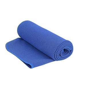 通販のトココ 冷却 タオル 2枚セット 接触冷感 ひんやり クール アイス ネイビー