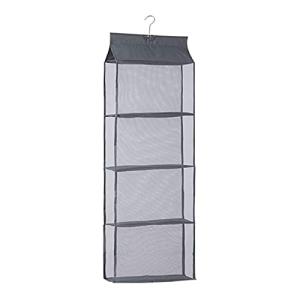 MISITU バッグ収納ハンガー バッグ 帽子 クローゼット 収納 吊り下げ 収納ラック バッグハンガー 4段式 大容量 折りたたみ可能