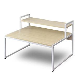 ottostyle.jp パソコンデスク ロータイプ モニター台付き PCデスク  2段 補強用パ