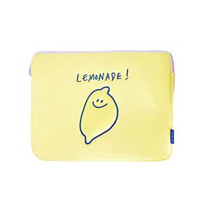 88flix パソコンケース 韓国 13インチ PCケース レモン柄 かわいい