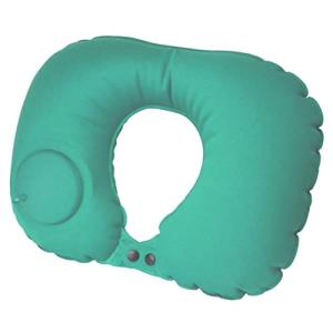 prendre エアーピロー ポンプ式 ネックピロー 枕 旅行 携帯枕 手押し 機内 プッシュ トラベルグッズ 便利グッズ