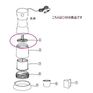 ツインバード部品：氷押さえ板/902643 かき氷器用〔30g-2〕〔メール便対応可〕｜tvc