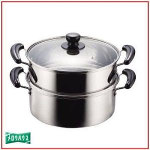 アカオ アルミ 角型蒸器33cm 一重（蒸し器・蒸し鍋） : モノタス業務用