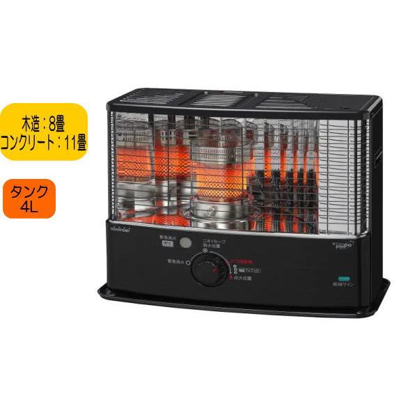 トヨトミ：石油ストーブ(ブラック)/RS-W30N-B