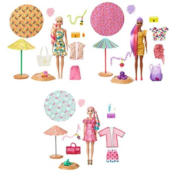 おもちゃ・ゲーム バービー(Barbie) カラーリビールサマーフォーム アソート 着せ替え人形ドー...