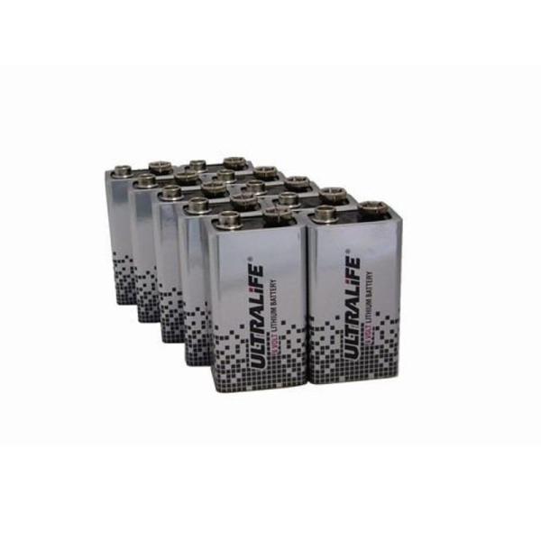 リチウム電池10個入 U9VL 9V 1.2Ah 006P形 乾電池・電池パック 角型