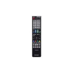 AV・テレビリモコン ブラック シャープ 液晶テレビ用リモコン RRMCGB097WJSA(0106380439)｜tvilbidvirk3