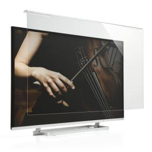 液晶テレビ保護用品 クリア テレビアクセサリー サンワダイレクト 液晶テレビ保護パネル 50インチ対応 アクリル製 テレビカバー 200-CRT016｜tvilbidvirk3