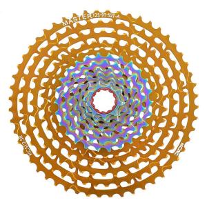 自転車パーツ KCNC 12 Speed Cassette 9-52 Teeth For SRAM XD Body, Gold, KCS12-001G,｜tvilbidvirk3