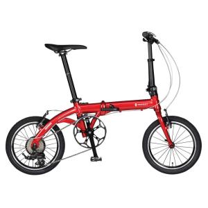 自転車 ルノー(RENAULT) 軽量・コンパクト 8.8kg 16インチ 7段変速搭載 折りたたみ自転車 PLATINUM LIGHT8 52T×