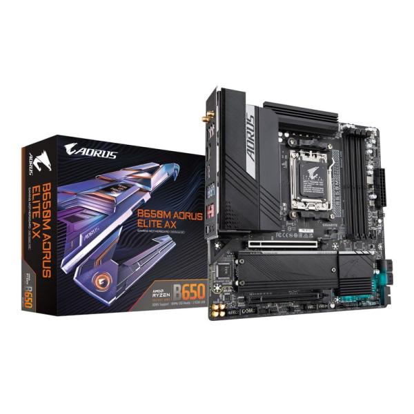 GIGABYTE B650M AORUS ELITE AX マザーボード Micro-ATX AMD...