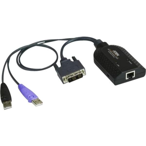 切替器 USB DVI ATEN コンピューターモジュールバーチャルメディア・スマートカード対応KA...