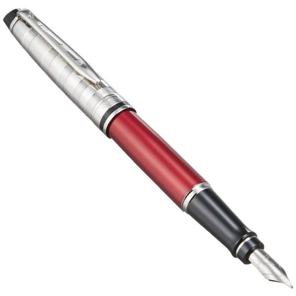 WATERMAN 公式 F 細字 エキスパート デラックス ダークレッドCT 2103843 両用式...