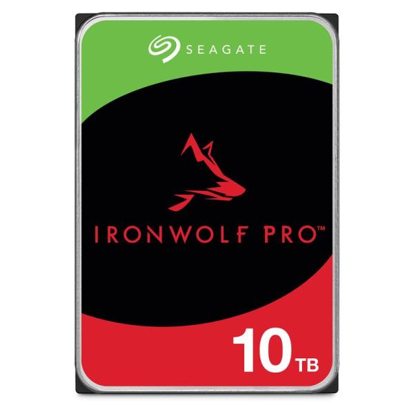 Seagate IronWolf Pro 3.5&quot; ベイ無制限10TB 内蔵HDD(CMR) データ...