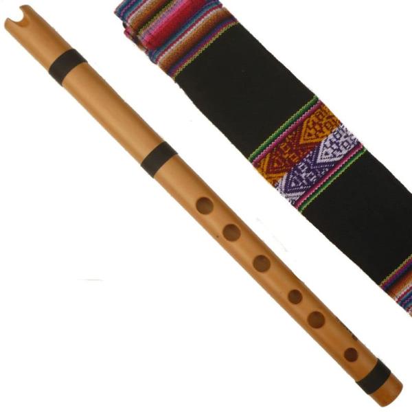 管・吹奏楽器 竹製 ケーナ 演奏用 フォルクローレ楽器 民族楽器 女性に最適 細タイプ QU-J3A...